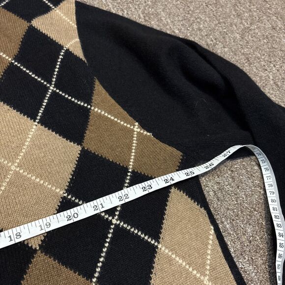 Peter Scott Cashmere Sweater Made in Scotland UMCC Argyle Men's 46 - Montclair - Picture 6 of 9